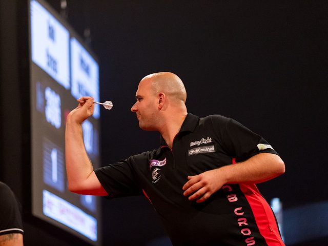Rob Cross standing as a shining example of darts being an underdog sport
